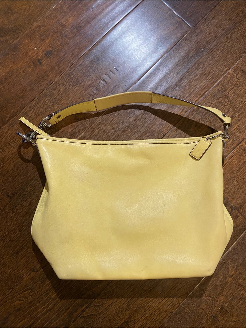 Vintage Coach Yellow Sarah Hobo Bag -  F13094
